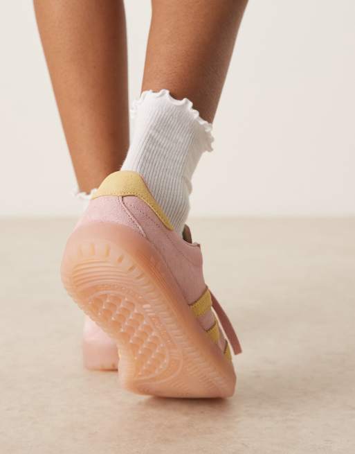 adidas Originals - Bermuda - Baskets - Jaune et rose, 4 de 5
