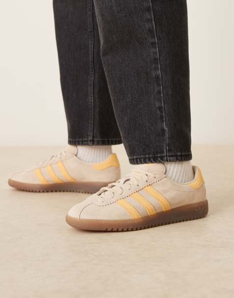 adidas Originals Bermuda sneakers in beige and orange - view 1
