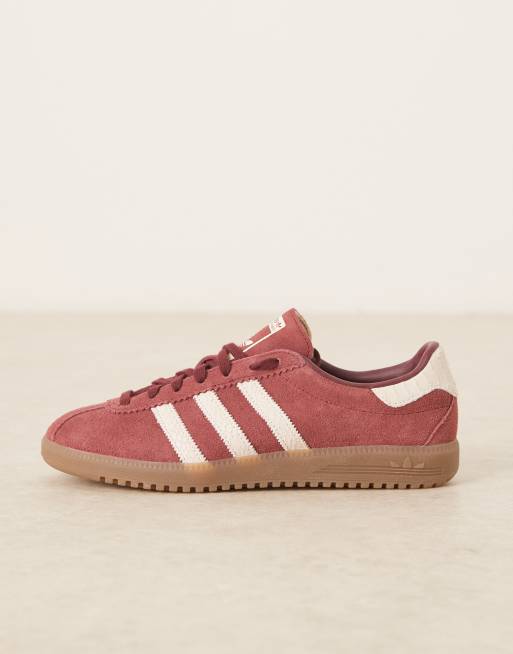 h*す様 adidas BERMUDA ワインレッド　27.5 adidas Originals Bermuda sneakers in burgundy and white | ASOS