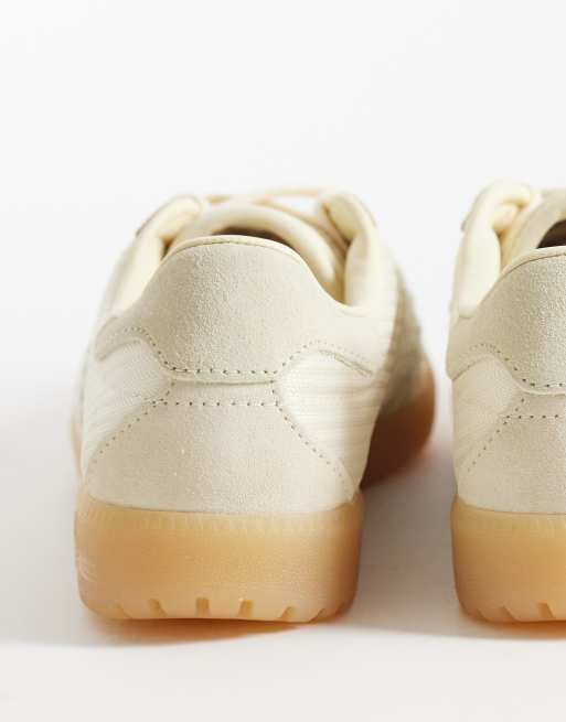 adidas BERUMDA W イエロー/クリーム 24.0 adidas Originals Bermuda sneakers in butter yellow with crochet