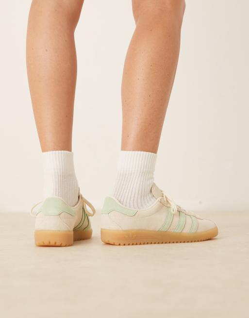 スニーカー adidas Bermuda Cream White Semi Green JS3976 adidas Originals Bermuda sneakers in cream and light green