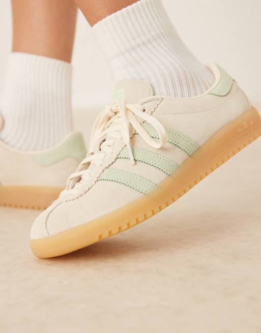 スニーカー adidas Bermuda Cream White Semi Green JS3976 adidas Originals Bermuda sneakers in cream and light green