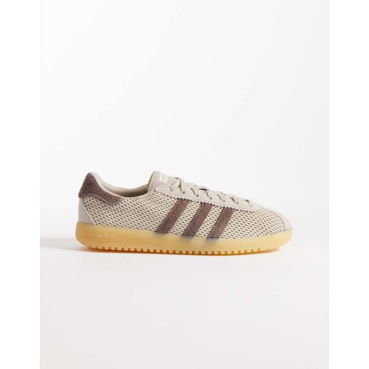 adidas Originals Bermuda sneakers in crochet brown multi | ASOS