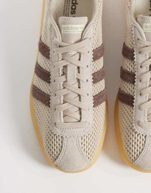 adidas Originals Bermuda sneakers in crochet brown multi | ASOS