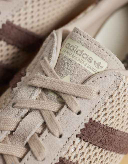 adidas Originals Bermuda sneakers in crochet brown multi | ASOS
