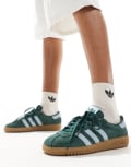 [adidas Originals] adidas Originals Bermuda sneakers in dark green 38 Dark green