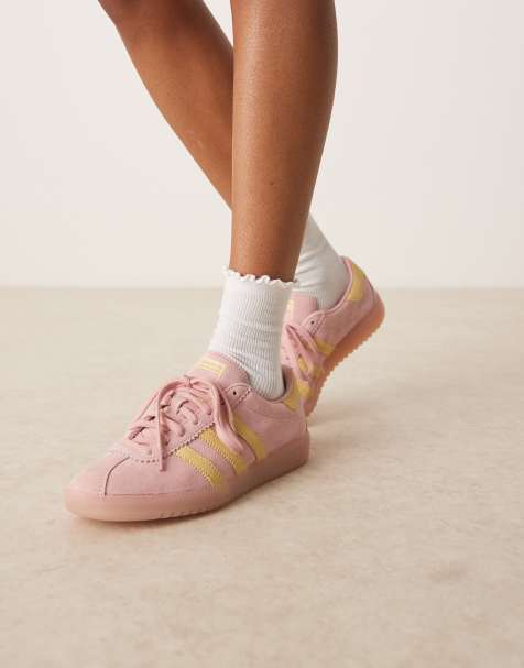 adidas Originals - Bermuda - Sneakers rosa e gialle - view 1