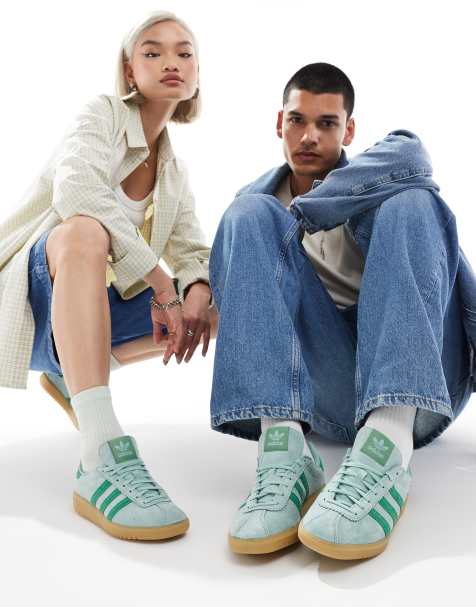 adidas Originals Bermuda trainers in green - view 1