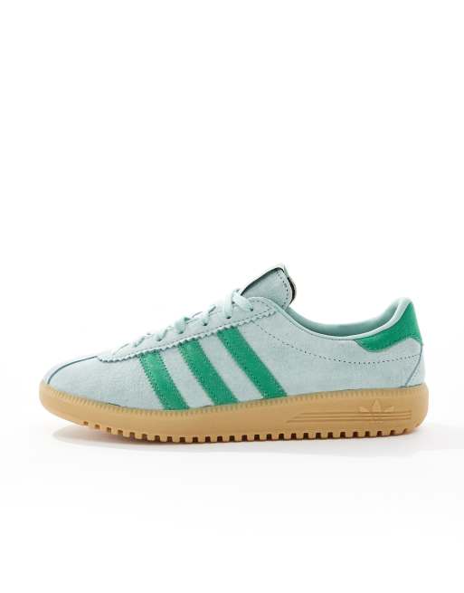 Adidas bermuda trainers green/yellow best sale