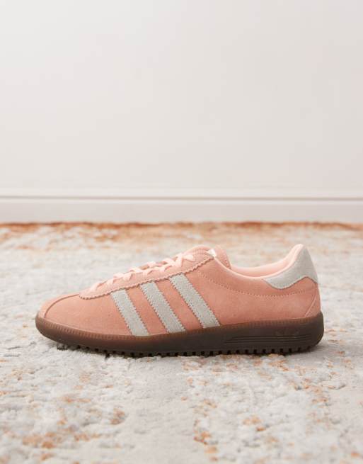 adidas Originals Bermuda trainers in light blue and pink ASOS