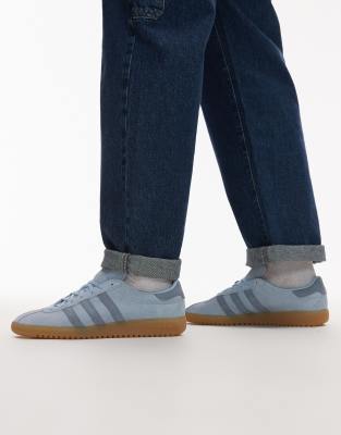  Bermuda trainers in mid blue