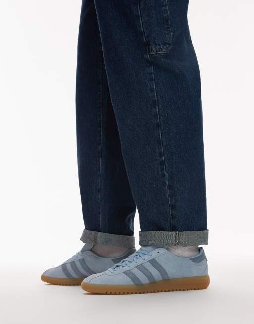 adidas Originals Bermuda trainers in mid blue, 5 of 5
