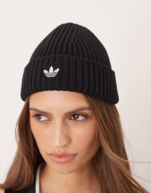 adidas Originals - Berretto nero a coste inglesi, 3 di 3
