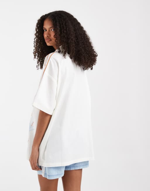 adidas Originals – Besticktes Freizeithemd in Wollweiß, 4 von 4