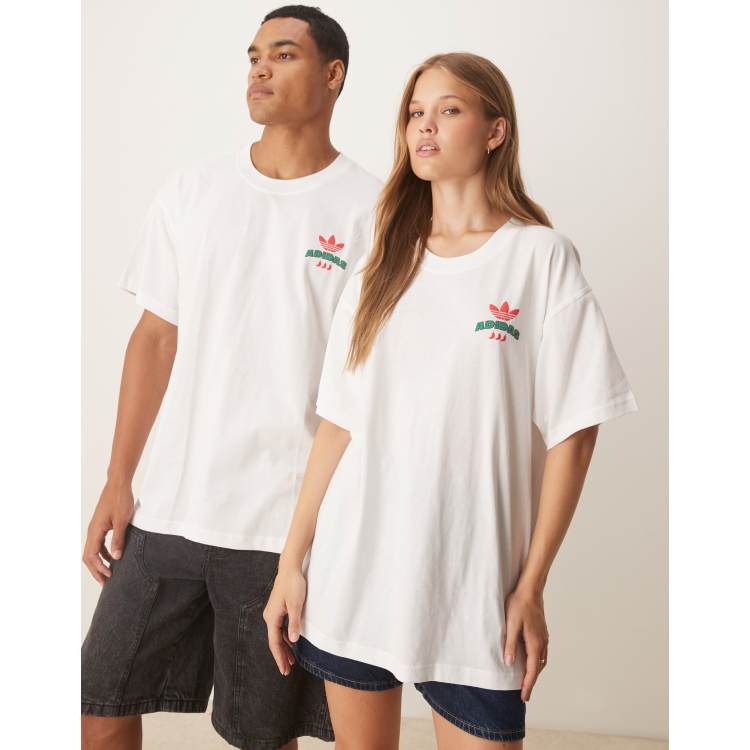 adidas Originals – Biały T-shirt z grafiką chilli | ASOS