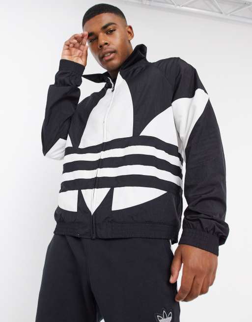 adidas Originals Big Logo track jacket in black