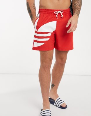 adidas big trefoil swim shorts