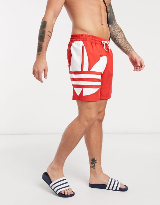 Adidas originals best sale big trefoil shorts