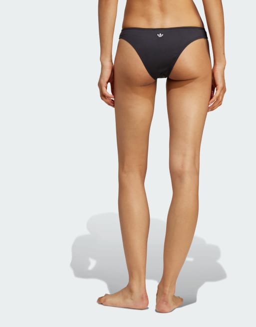 adidas Originals – Bikinihose in Schwarz und Weiß