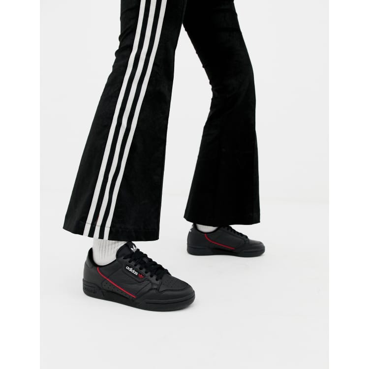 adidas Originals black Continental 80 trainers