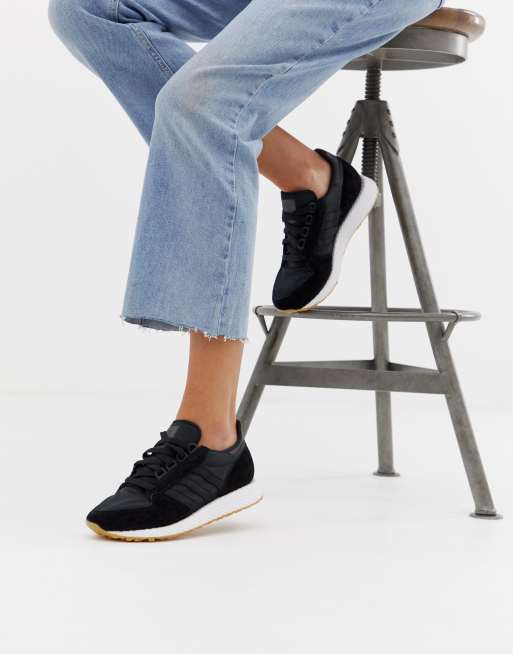 adidas Originals black Forest sneakers | ASOS