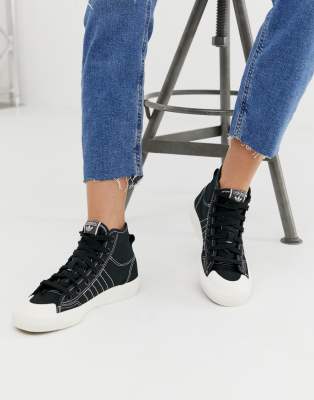 adidas nizza black high