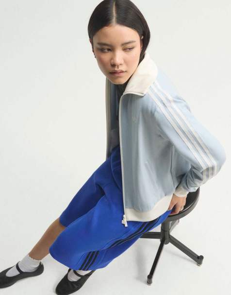 adidas Originals – Bladonienieska tweedowa bluza dresowa - view 1