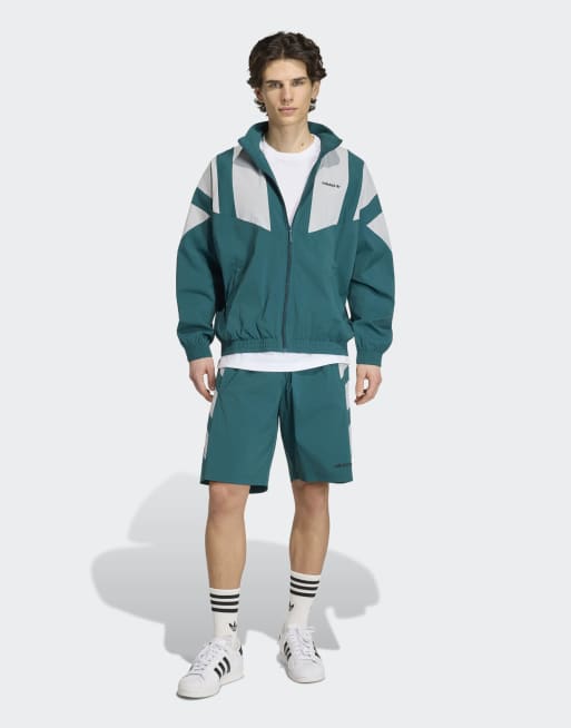 adidas Originals – Blocked – Trainingsjacke in kräftigem Grün, 4 von 4