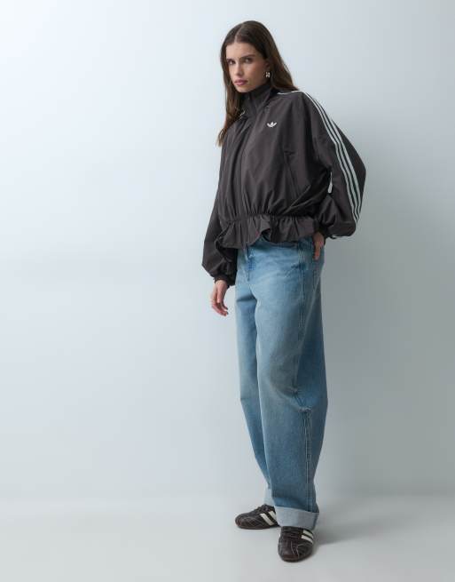 adidas Originals Blousy Oversized Firebird track top in night