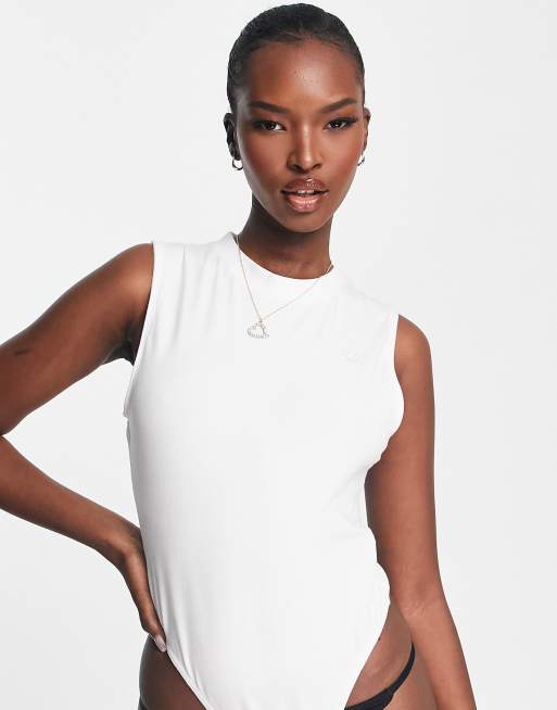 adidas Originals body suit in white ASOS