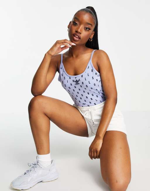 Adidas bodysuit sale blue