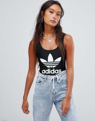 adidas black bodysuit