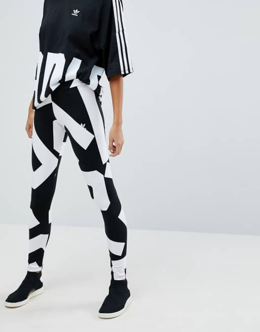 Higgins Jugando ajedrez arpón adidas Originals Bold Age Graphic Print Leggings | ASOS