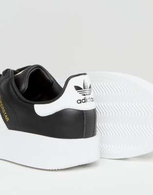 black adidas white sole