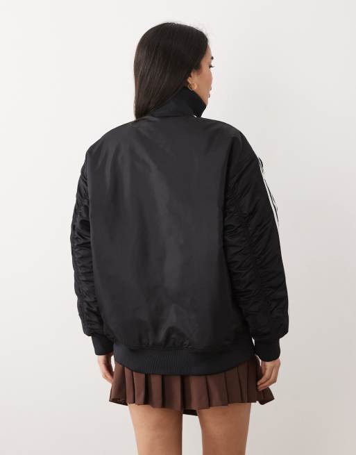 adidas Originals bomber jacket in black, 4 of 4