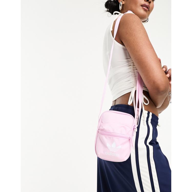 Adidas pink crossbody bag sale