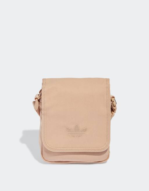 adidas Originals - Borsa a tracolla da festival beige