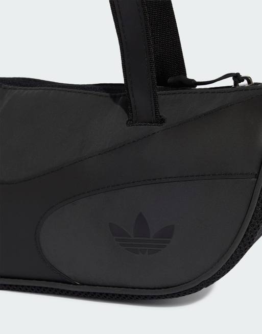 adidas Originals - Borsa a tracolla piccola nera, 4 di 4