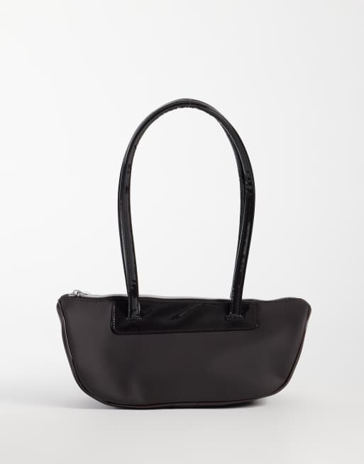 adidas Originals borsa bowling a spalla marrone, 4 di 4