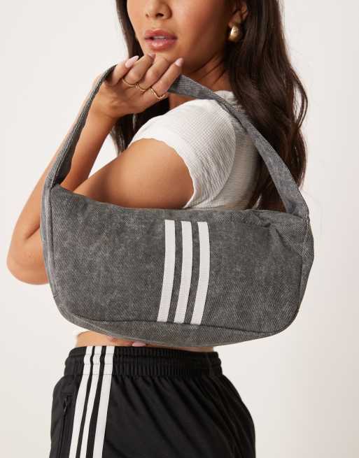 adidas Originals - Borsa da spalla grigia , 3 di 4