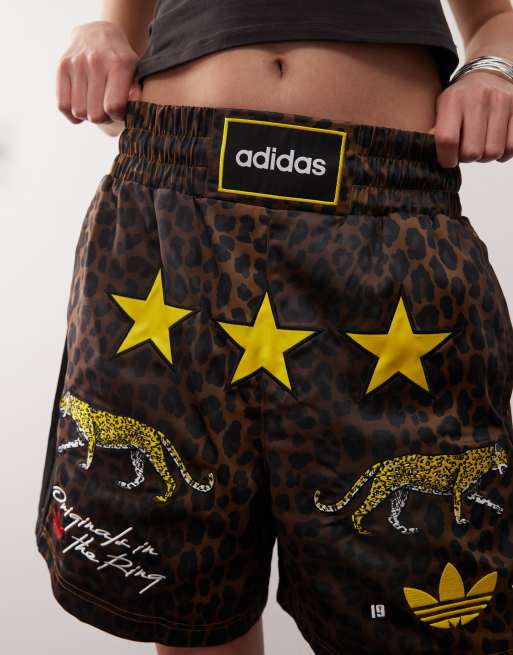 adidas Originals boxing shorts in leopard print | ASOS