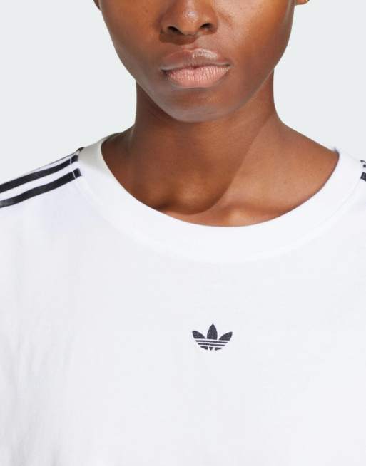 adidas Originals BOXY TEE in white, 3 of 4