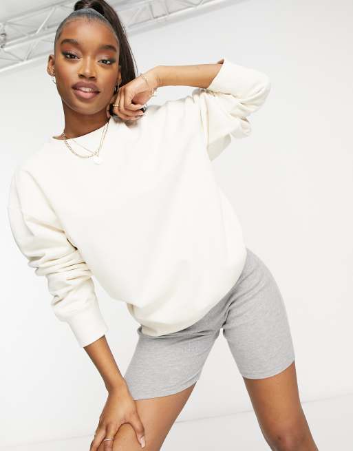 Women's adidas originals boyfriend crewneck sweatshirt hot sale