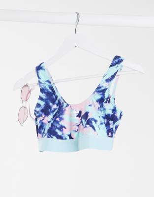 adidas tie dye sports bra