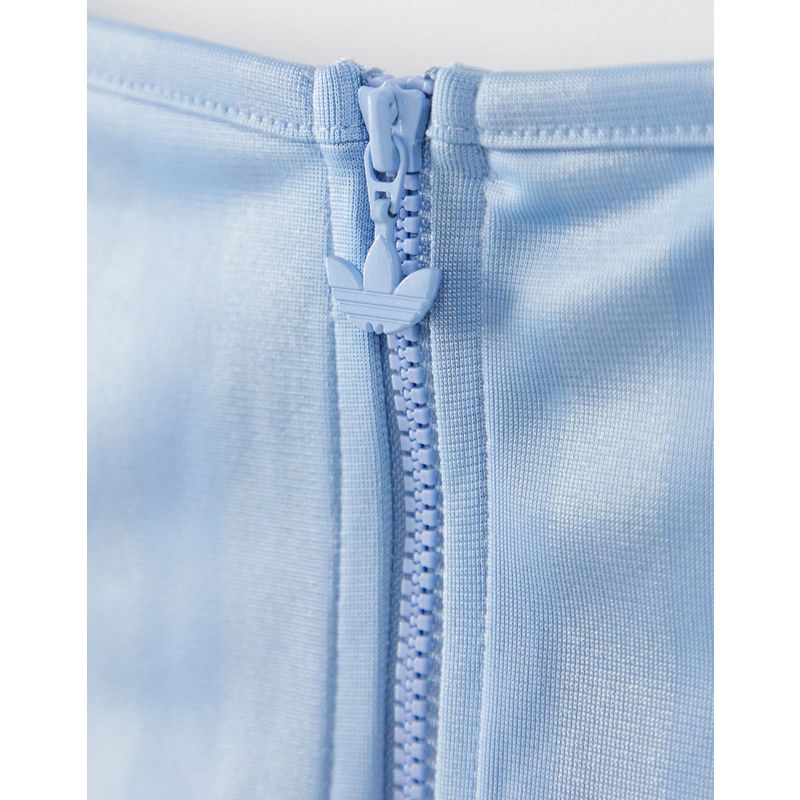 Top Activewear adidas Originals - Brassière con cerniera lampo blu 