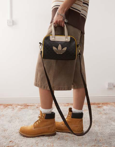 adidas Originals – Brązowa mała torebka z monogramem - view 1