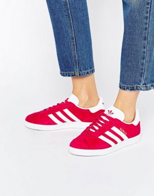 neon pink adidas trainers