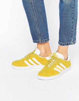 adidas yellow suede