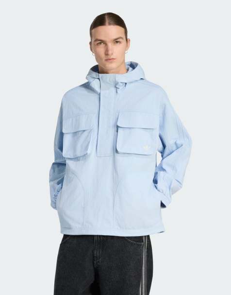adidas Originals - Britcore - Lyseblå parka - view 1