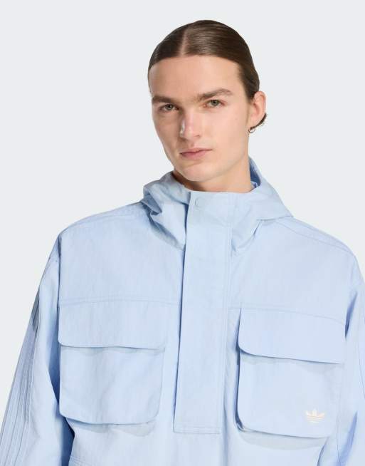 adidas Originals - Britcore - Lyseblå parka, 3 af 4